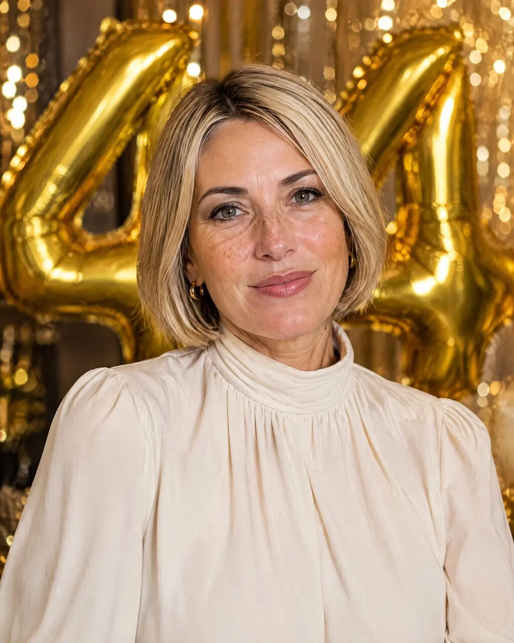 Fotos de cumpleaños mujer con globos con el número 30